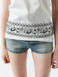 chöke Fair Isle Print T-shirt-Chöke-APOC STORE