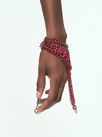 RED CHAINS Bracelet-JALACONDA-APOC STORE