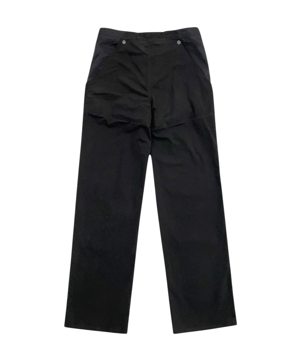 UTILITY ORGANZA POCKET PANTS BLACK-EGNARTS-APOC STORE