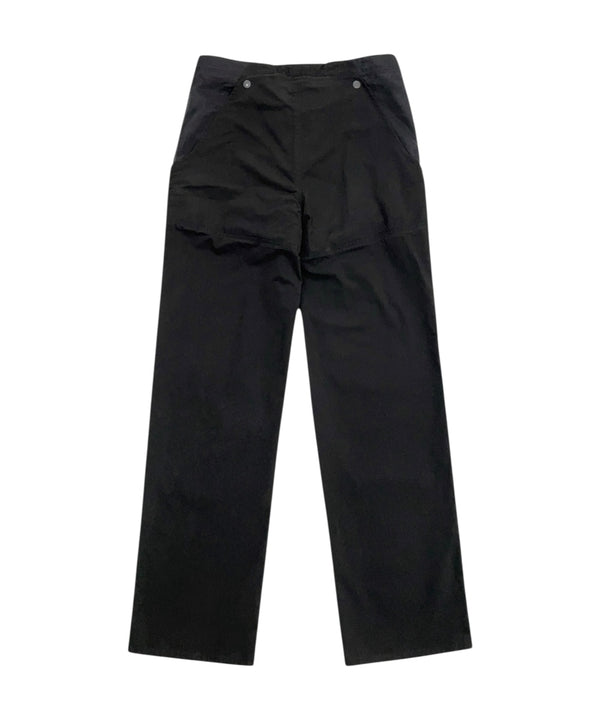 UTILITY ORGANZA POCKET PANTS BLACK-EGNARTS-APOC STORE