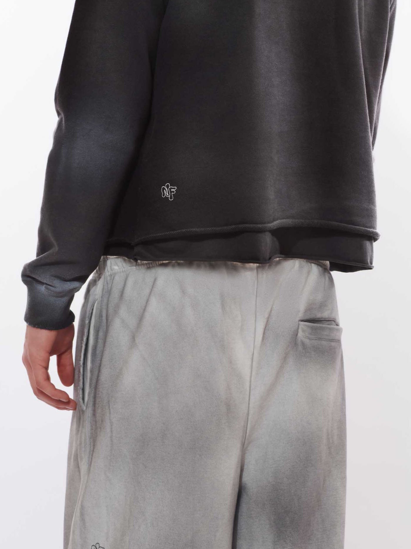 Double Layer Zip Hoodie-NORMFORM-APOC STORE