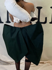 GARMENT # 024 EXAGGERATED SIDES MINI SKIRT-S A M P L E GARMENTS-APOC STORE