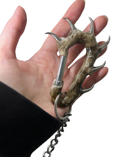 Carabiner keychain "Camo X"-CASPER DIY-APOC STORE