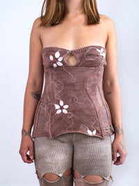 Silk Cocoon Ink Painting Corset-GRACE GUI-APOC STORE