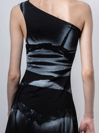 Lingerie dress black-Kenza Iatrides-APOC STORE