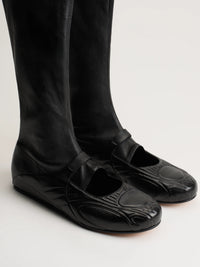 MARY JANE BOOTS BLACK-Invasive Modification-APOC STORE
