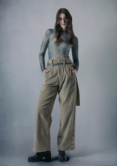 "VINTAGE DENIM" DECONSTRUCTED JEANS-KAWAkEY-APOC STORE