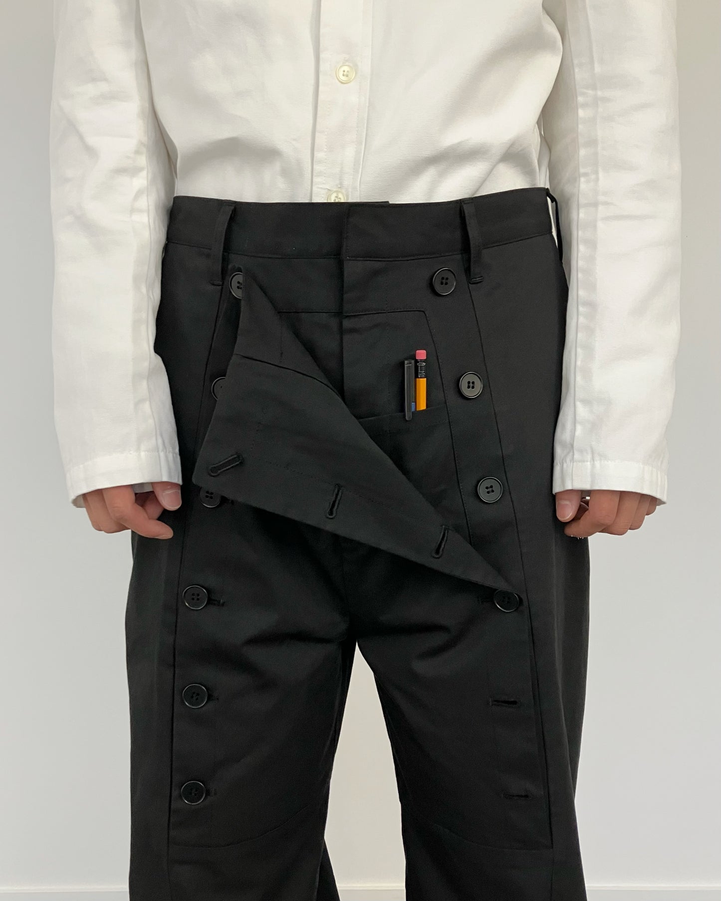 HIDDEN POCKET TROUSERS BLACK-EGNARTS-APOC STORE