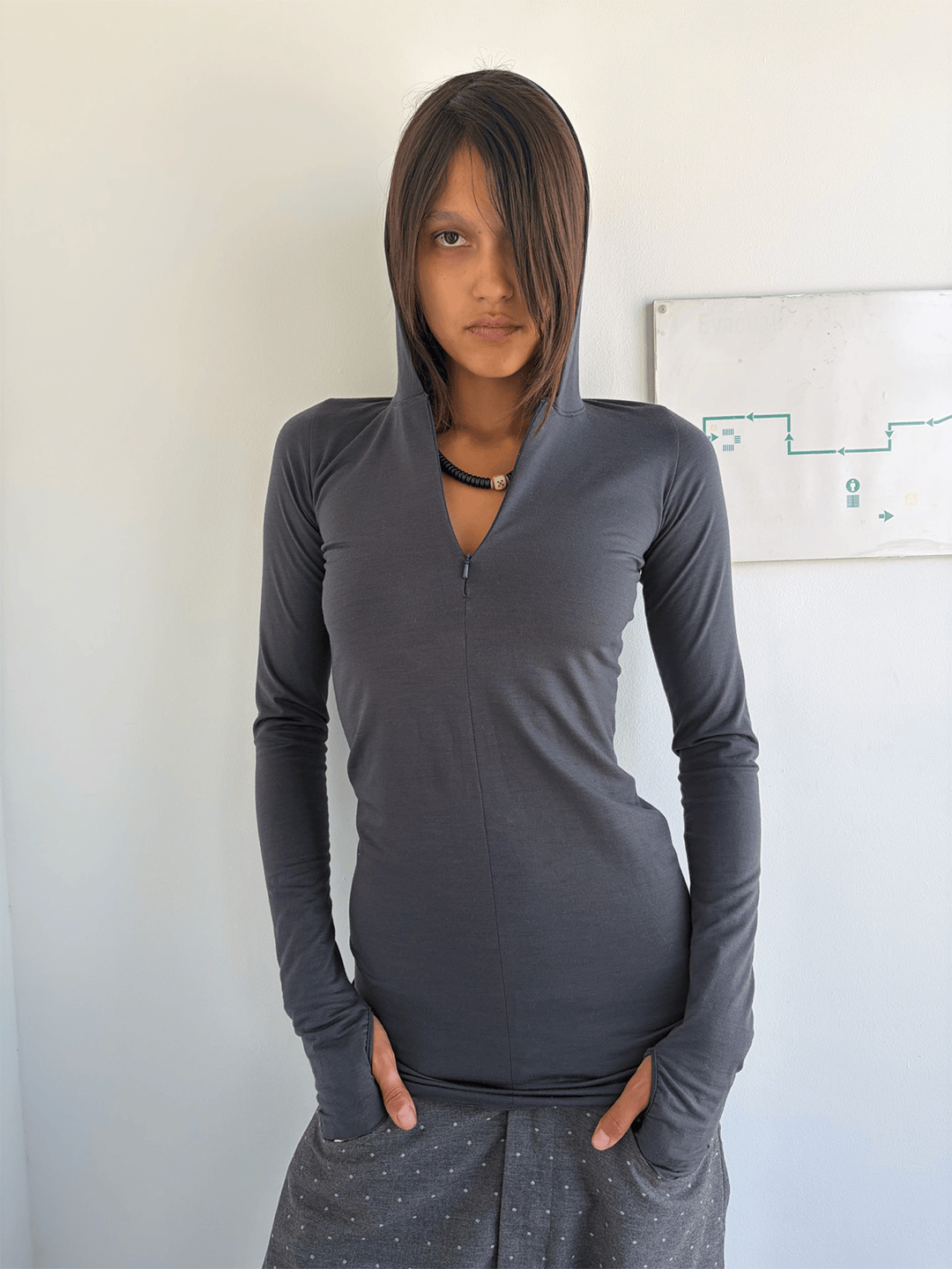 Merino Zip Hoodie-Lucas Benjamin-APOC STORE