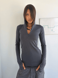 Merino Zip Hoodie-Lucas Benjamin-APOC STORE