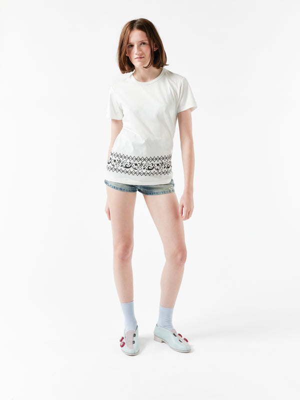 chöke Fair Isle Print T-shirt-chöke-APOC STORE