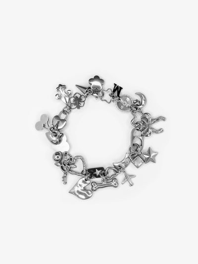 Chrome Charm Bracelet-Marland Backus-APOC STORE