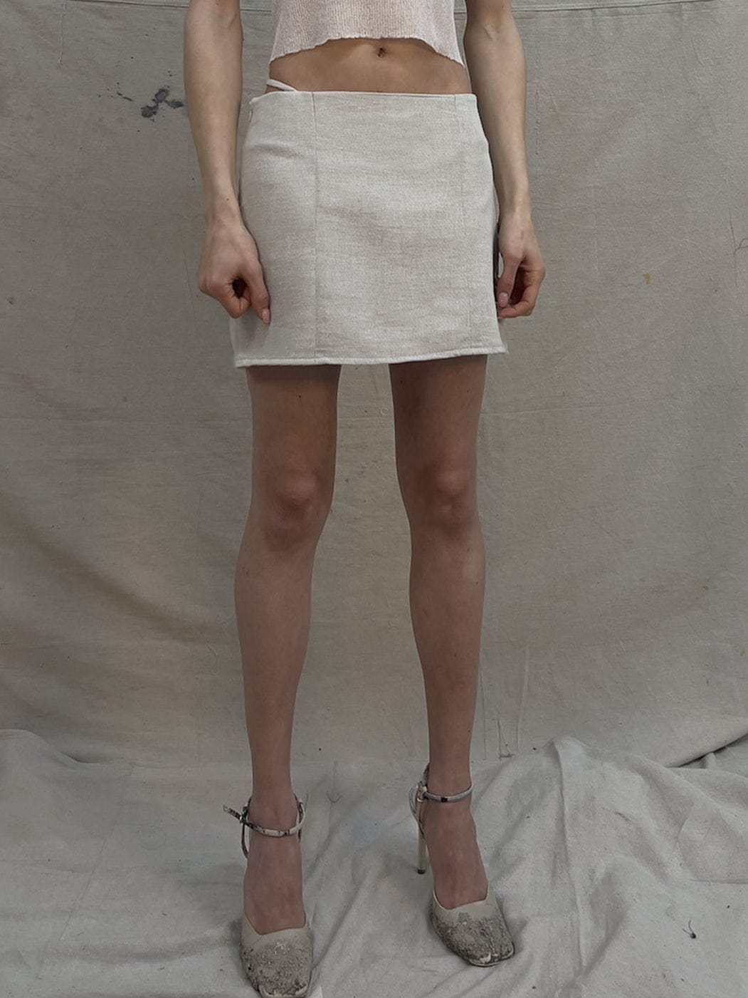 SINGLE STRAP MINI SKIRT-Elena Velez-APOC STORE