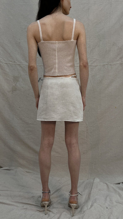 SINGLE STRAP MINI SKIRT-Elena Velez-APOC STORE