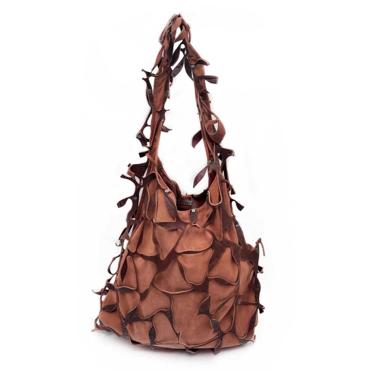 Reverse centipede bag brown-Greco-APOC STORE