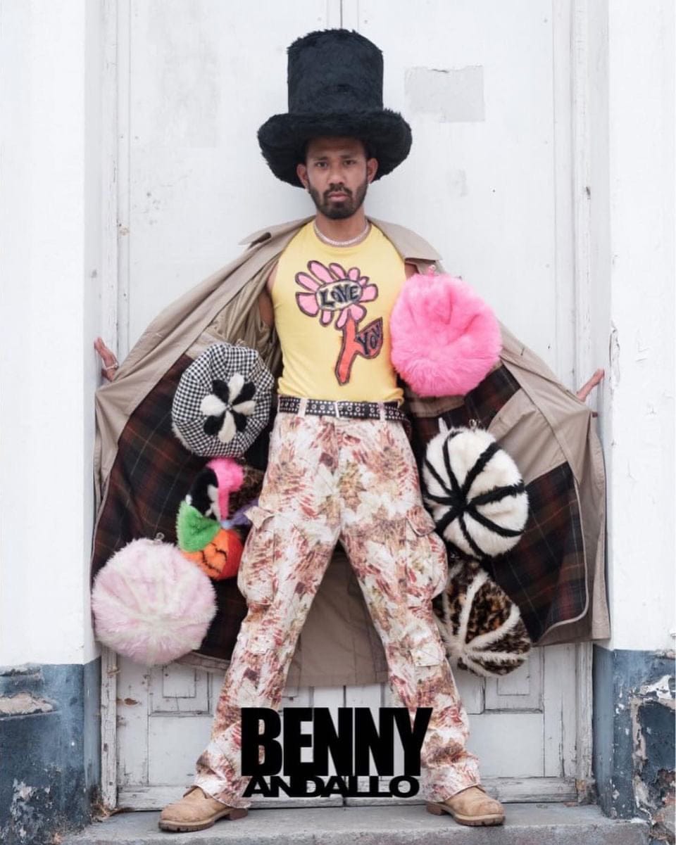 Silly Black Fuzz Top Hat-Benny Andallo-APOC STORE