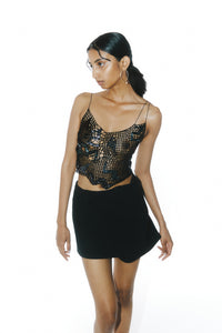 Embroidered Crochet Tetris Top-Lou de Bètoly-APOC STORE