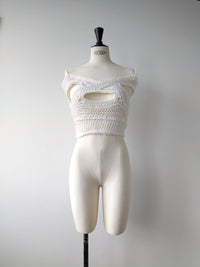 crochet crop top n°132-Aldwin Teva William-APOC STORE