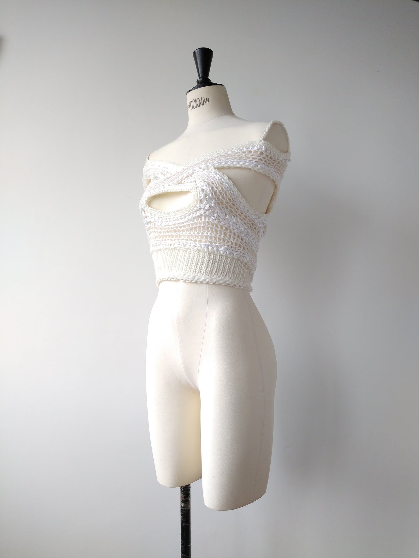 crochet crop top n°132-Aldwin Teva William-APOC STORE