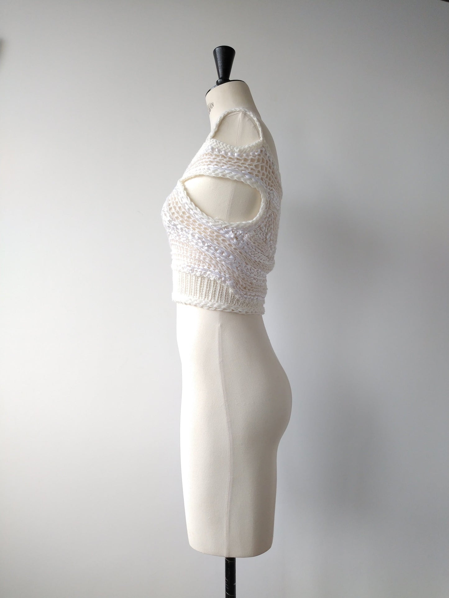 crochet crop top n°132-Aldwin Teva William-APOC STORE
