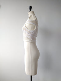 crochet crop top n°132-Aldwin Teva William-APOC STORE