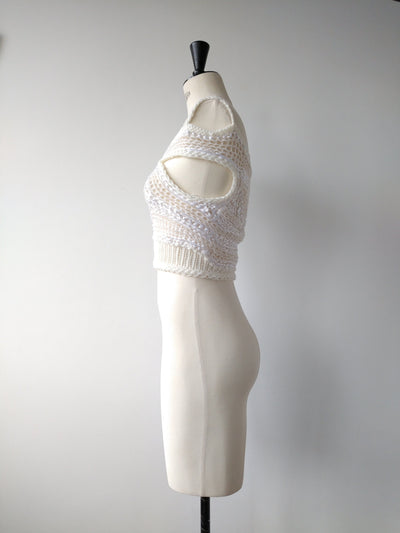 crochet crop top n°132-Aldwin Teva William-APOC STORE