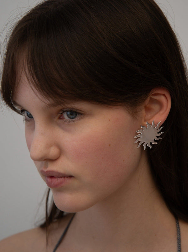 ANDREA SILVER EARRINGS-EYLAND-APOC STORE