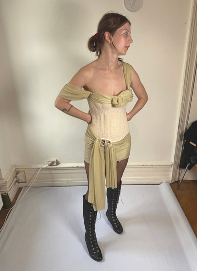 Shrunken Wool Corset-Sylvi Sundkler-APOC STORE