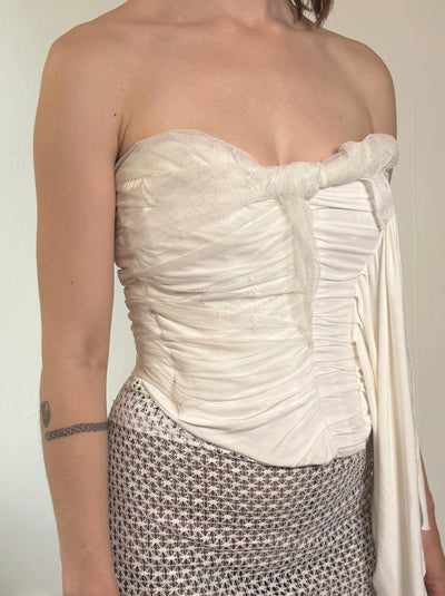 Draped Jersey Corset-Sylvi Sundkler-APOC STORE