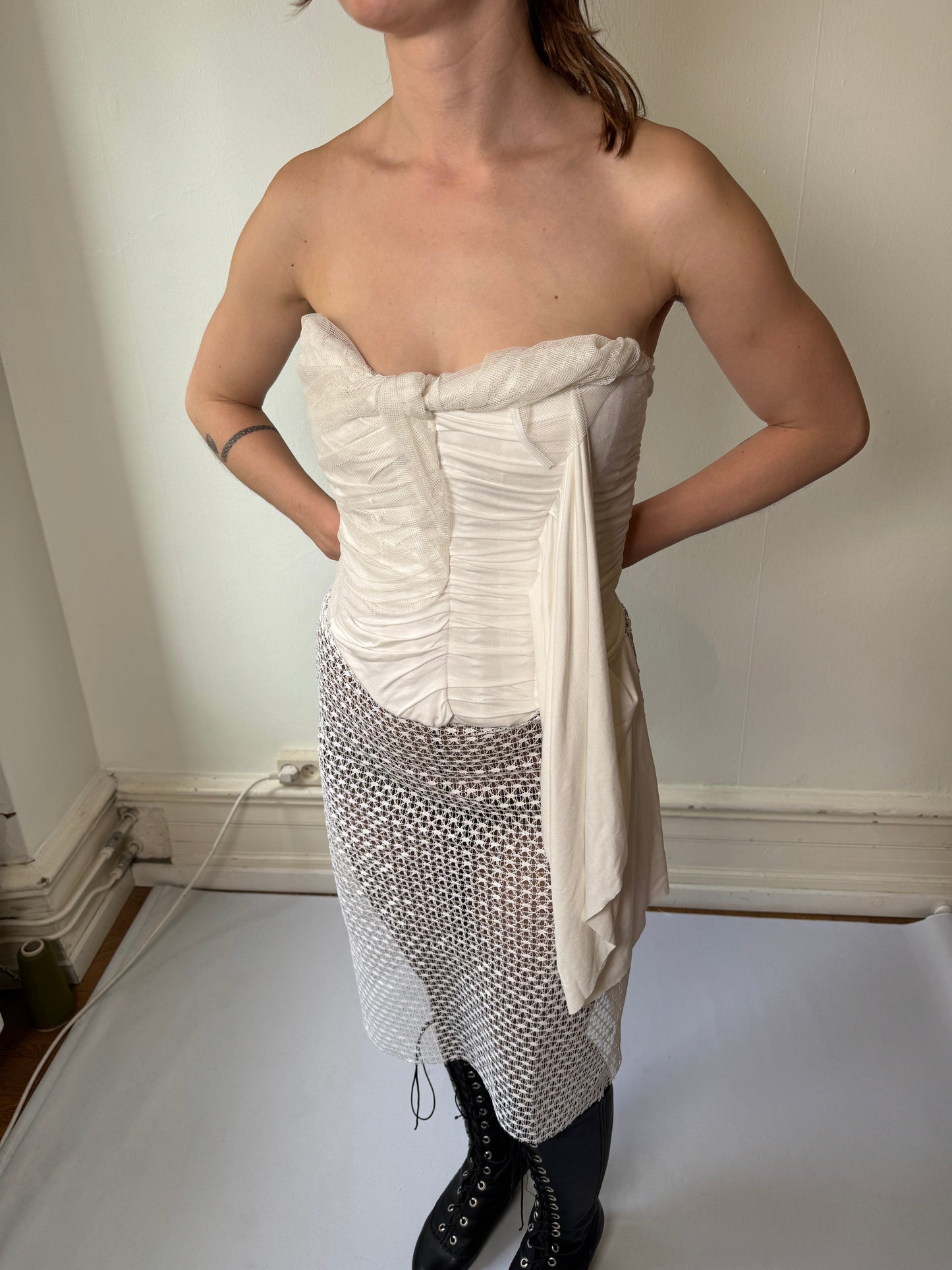 Draped Jersey Corset-Sylvi Sundkler-APOC STORE