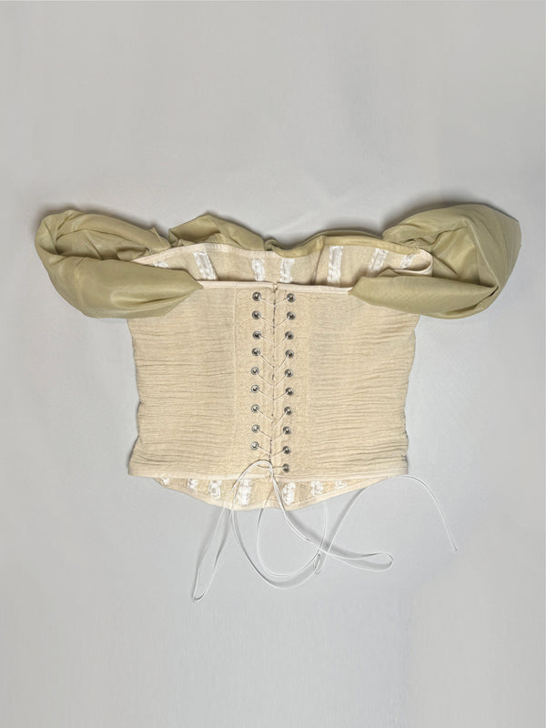 Shrunken Wool Corset-Sylvi Sundkler-APOC STORE