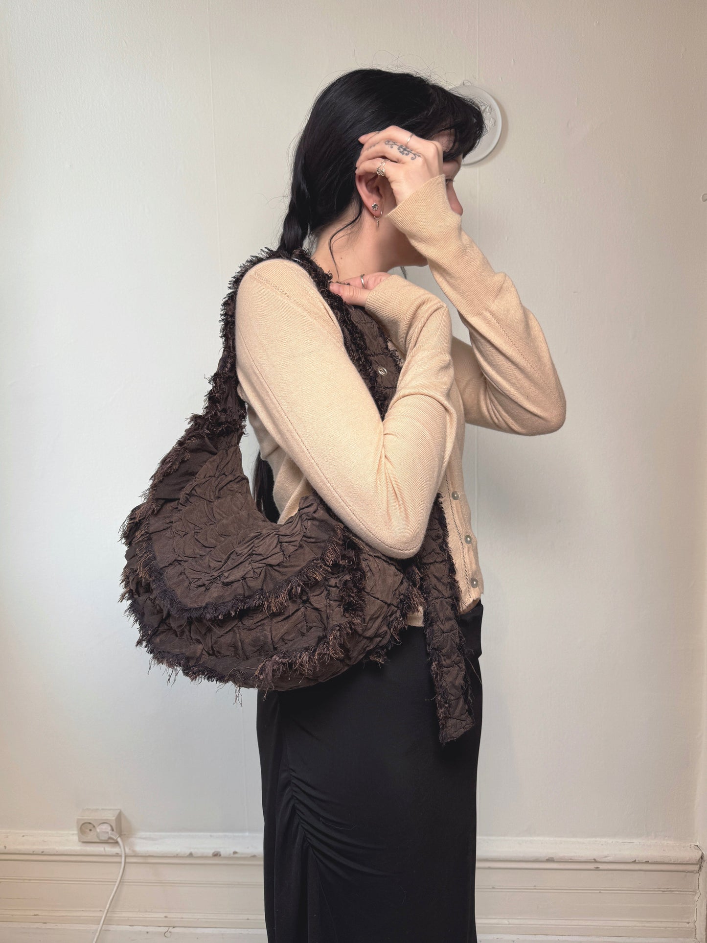 SHRUNKEN SILK MINI BAG-Sylvi Sundkler-APOC STORE