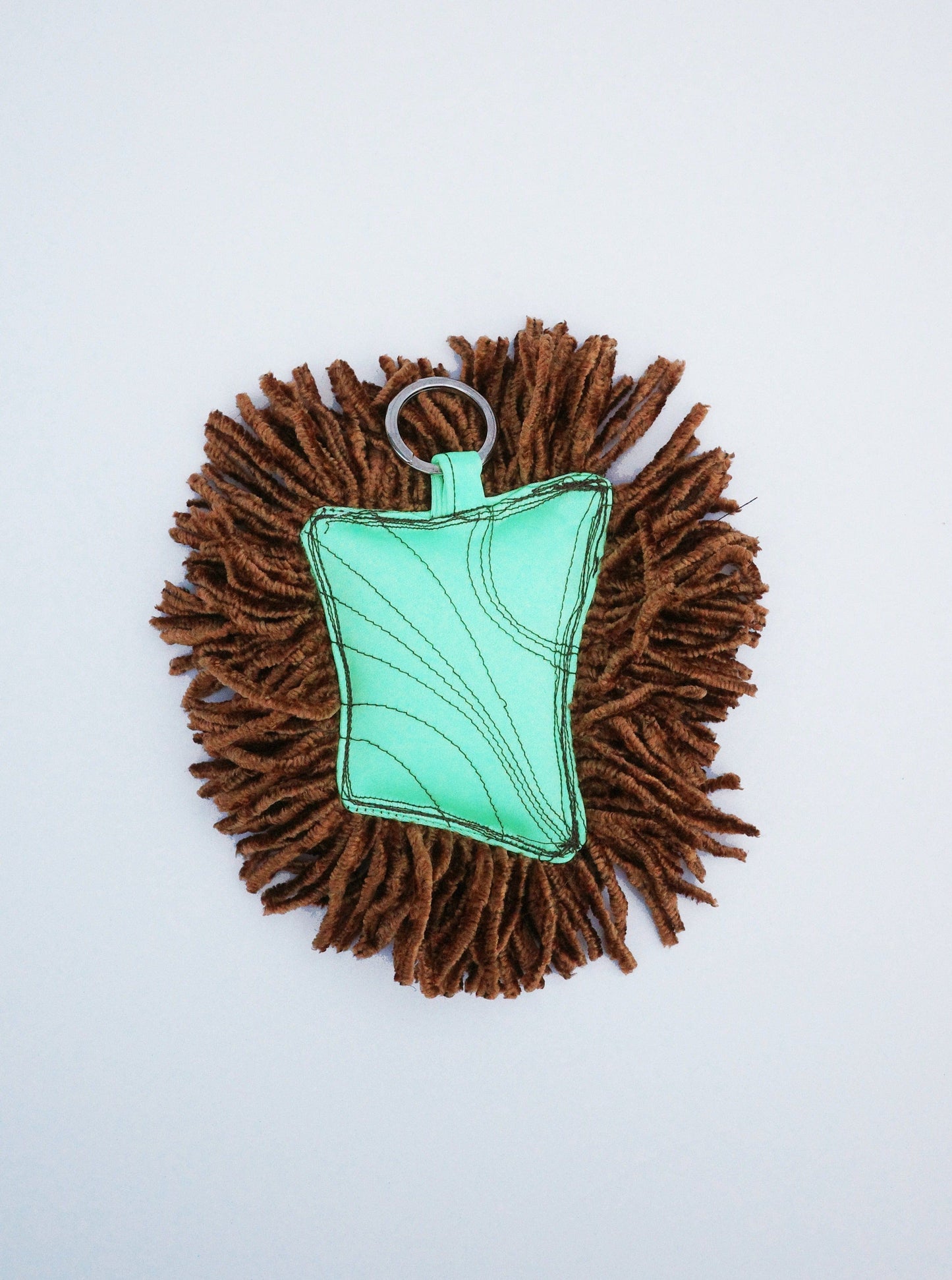 AQUATIC MOTIFS KEYCHAIN GREEN-Fior di Latte-APOC STORE