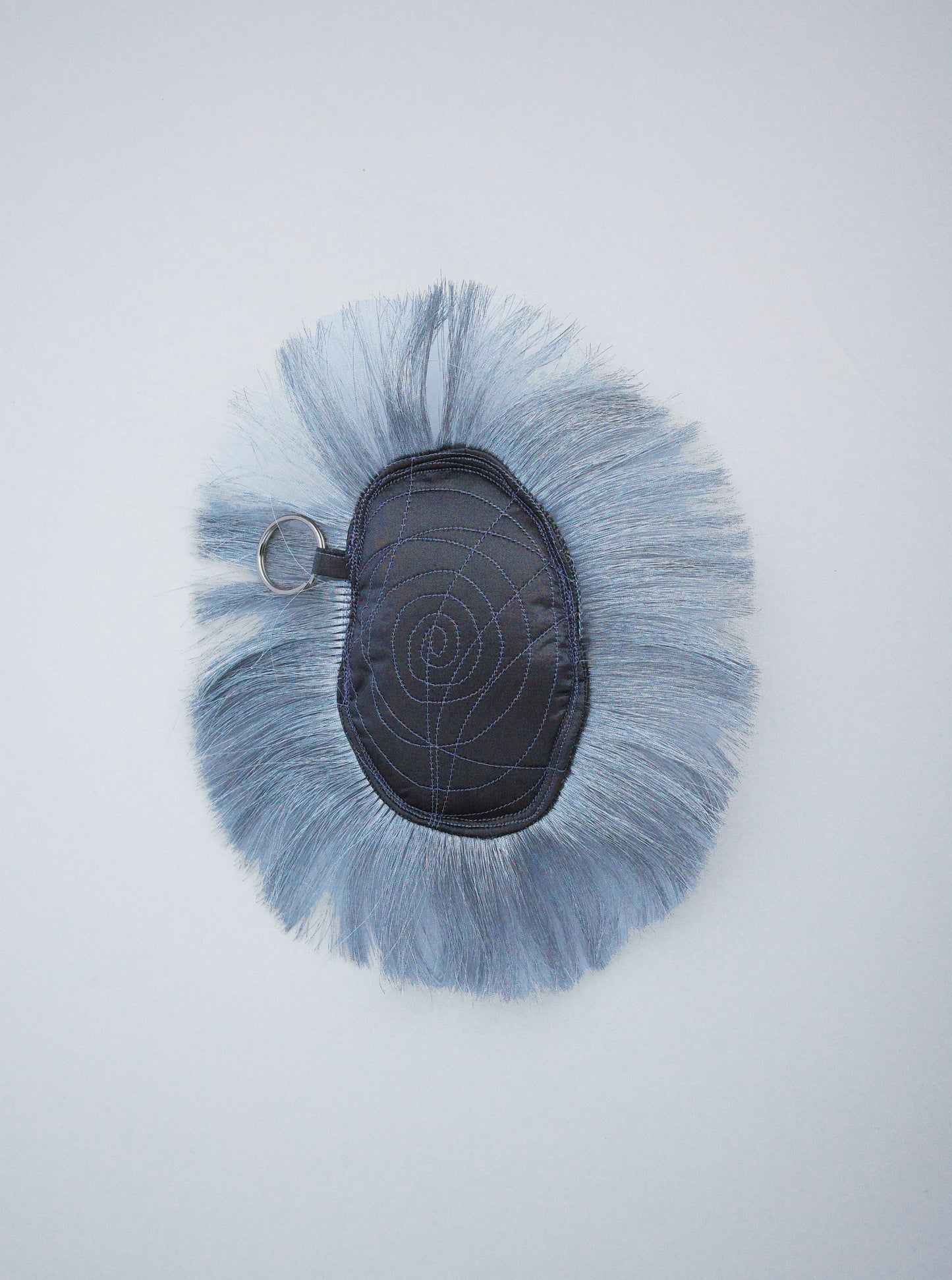 AQUATIC MOTIFS KEYCHAIN GREY-Fior di Latte-APOC STORE