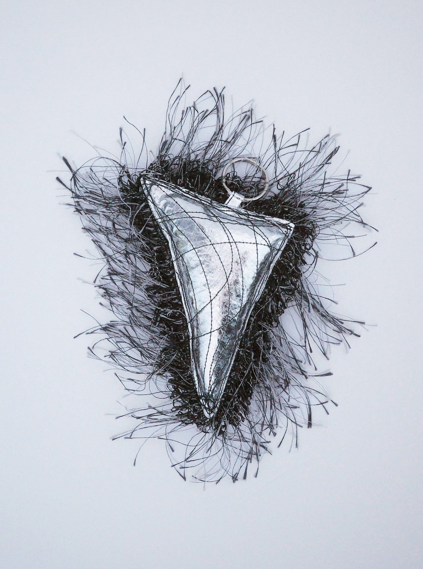 AQUATIC MOTIFS KEYCHAIN SILVER-Fior di Latte-APOC STORE