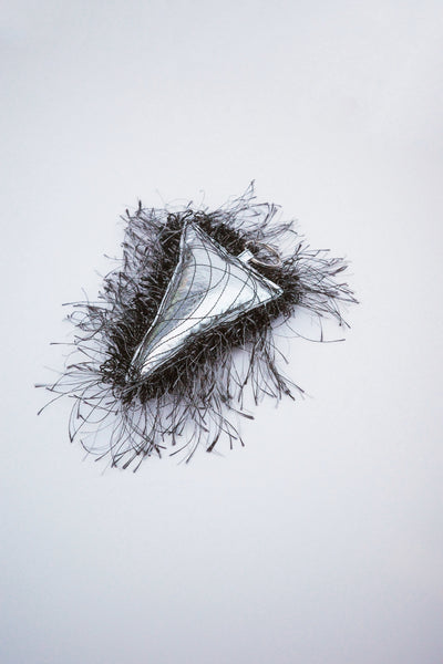 AQUATIC MOTIFS KEYCHAIN SILVER-Fior di Latte-APOC STORE