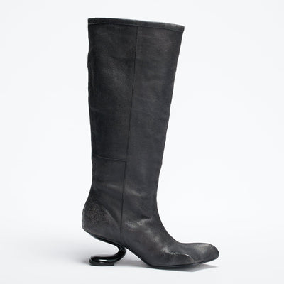 DRAGO WIDE-CALF BOOTS - VINTAGE BLACK-BHIVE-APOC STORE