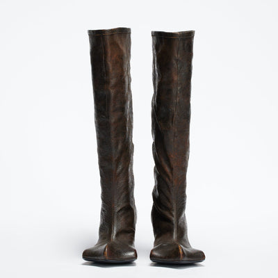 DRAGO WIDE-CALF BOOTS - VINTAGE BROWN-BHIVE-APOC STORE