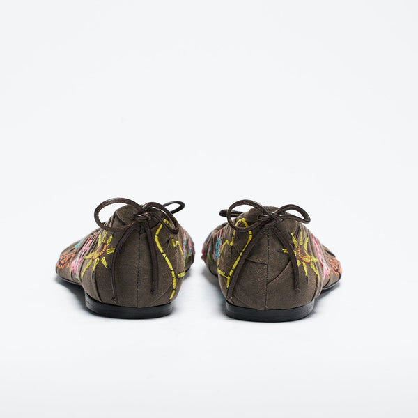 BAGGY BALLET FLAT - VINTAGE BROWN-BHIVE-APOC STORE