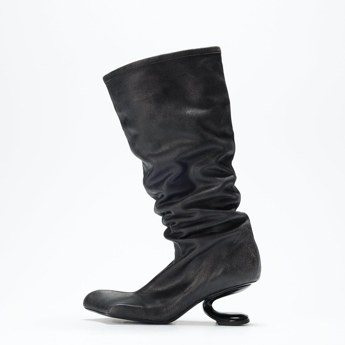 DRAGO WIDE-CALF BOOTS - VINTAGE BLACK-BHIVE-APOC STORE