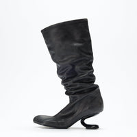 DRAGO WIDE-CALF BOOTS - VINTAGE BLACK-BHIVE-APOC STORE