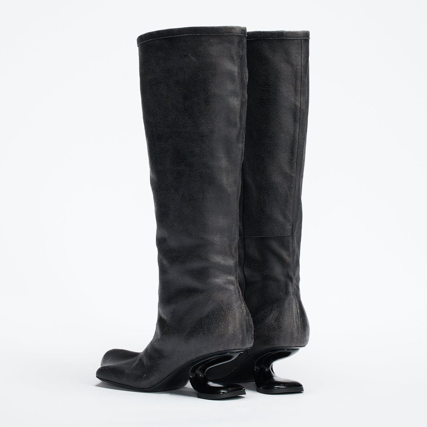 DRAGO WIDE-CALF BOOTS - VINTAGE BLACK-BHIVE-APOC STORE