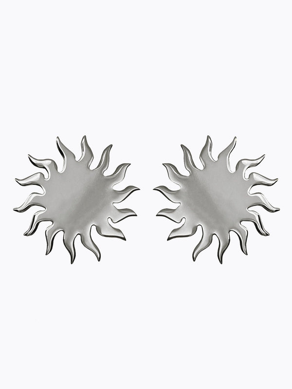 ANDREA SILVER EARRINGS-EYLAND-APOC STORE
