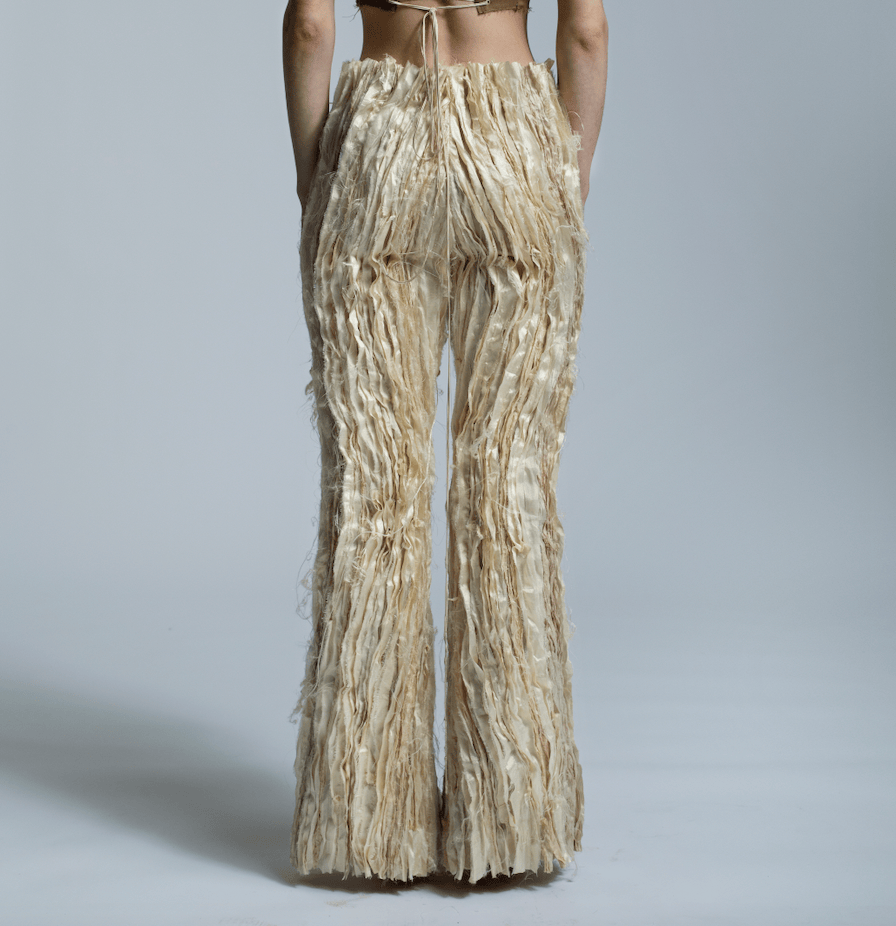 Lace Web Trousers-Gyouree Kim-APOC STORE