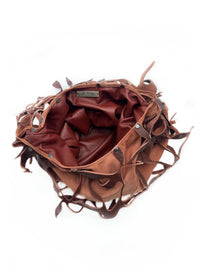Reverse centipede bag brown-Greco-APOC STORE