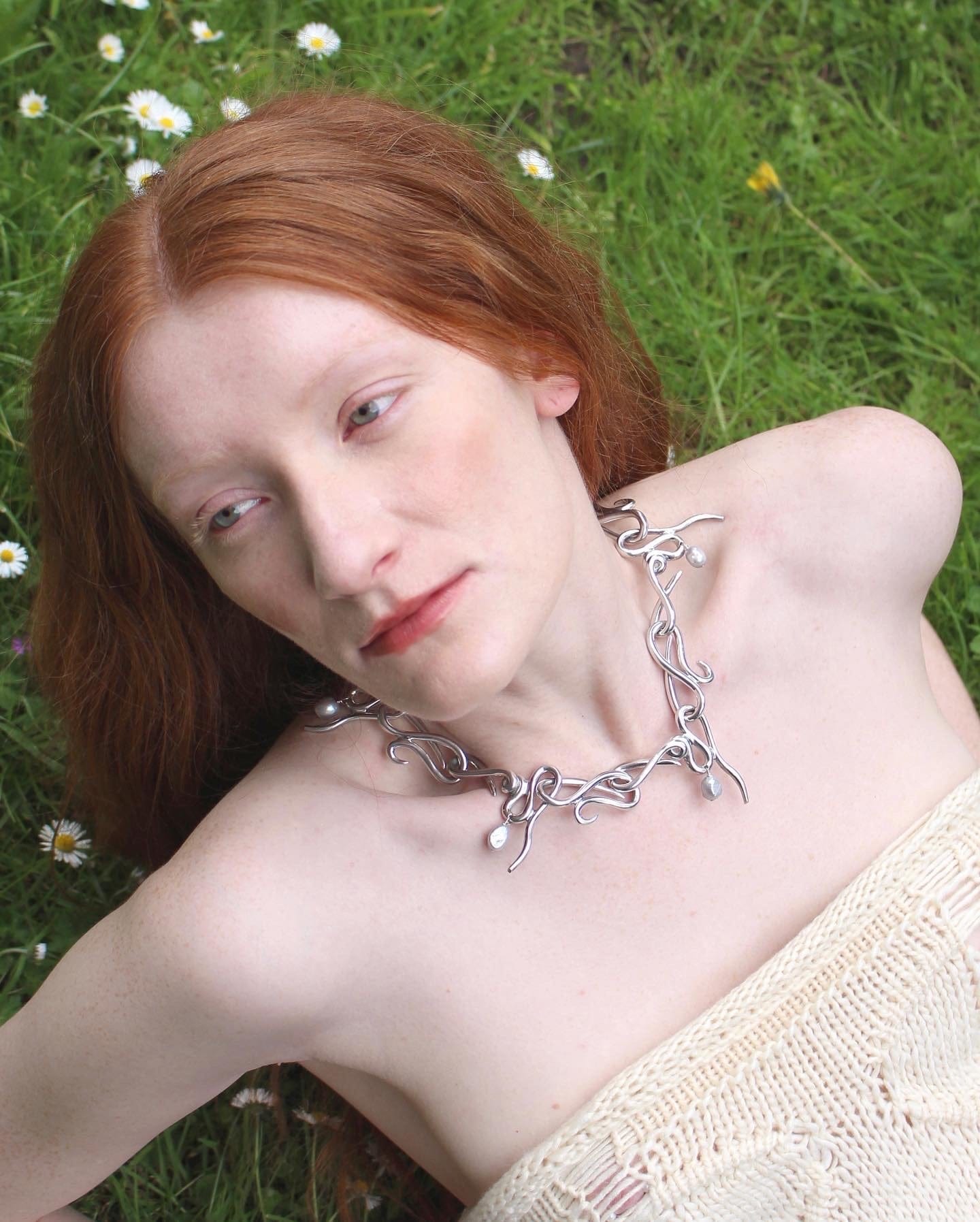 Solspear Chain Necklace-Rosie Grace Ward-APOC STORE