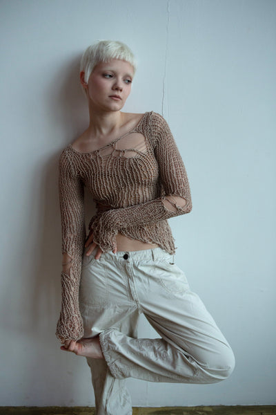 Grace Top in Beige-V4K-APOC STORE