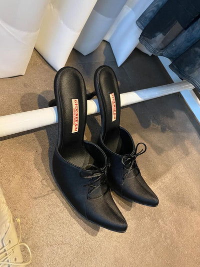 Black Pixie Heels-Gyouree Kim-APOC STORE