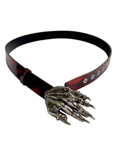 X LEO OFFICIAL Leather Belt w/ Claw Belt Buckle-Naomi Gilon-APOC STORE