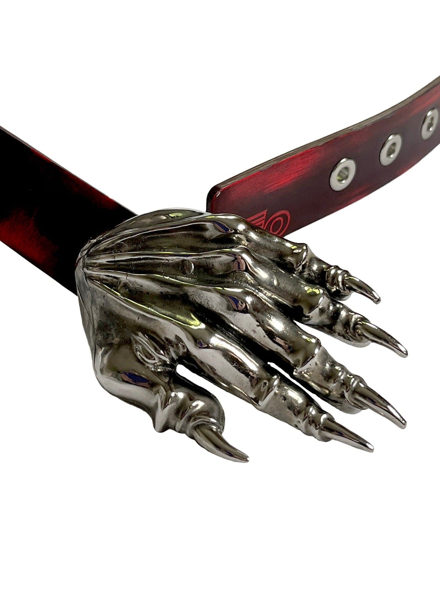 X LEO OFFICIAL Leather Belt w/ Claw Belt Buckle-Naomi Gilon-APOC STORE
